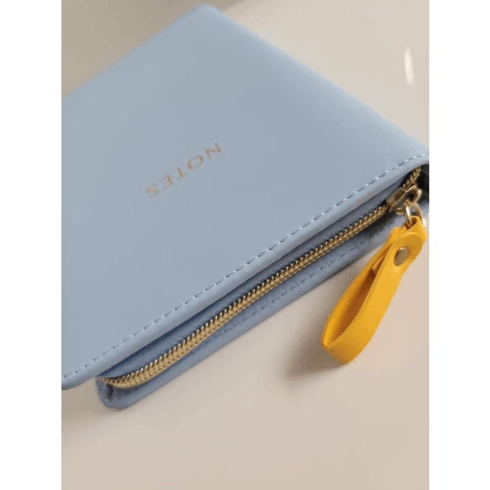 Padded Blue Zip Notes Journal - Picture 13 of 16